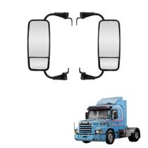 2 Espelho Retrovisor Convexo Completo p SC T/R 113/142/143