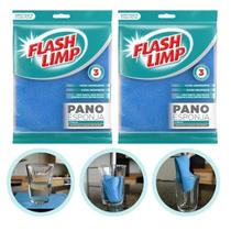 2 Esponja Multiuso Pano Ultra Absorvente 17,5 X 19,5cm