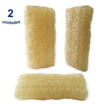 2 Esponja Vegetal Bucha Natural Ecológica Orgânica Espuma Banho Esfoliação Brasileirinha - Envio Já