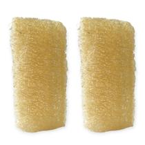 2 Esponja Vegetal Bucha Natural Fibra Biodegradável Limpeza Banho Esfoliação Brasilerinha - Envio Já
