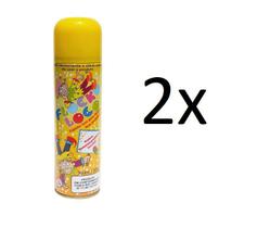 2 Espuma Artificial Em Spray Branca Festa Carnaval