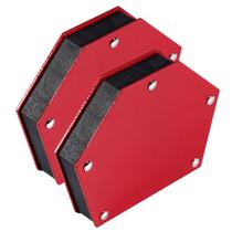 2 Esquadro Magnético para Solda Ângulos 30, 60 e 120 Formato Hexágono Irregular
