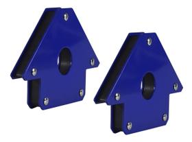 2 Esquadros Magnético Para Solda 35kg - AXT