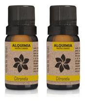 2 Essências 10ml Aroma Alquimia Citronela Puro Pronto P/ Uso 2 Essências 10ml Aroma Alquimia Citronela Puro Pronto P/ Uso