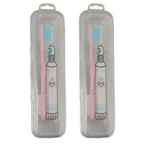 2 Estojos Porta Colher/ Escova e Pasta de Dente/ Garfo