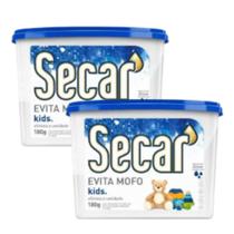 2 Evita Mofo Secar 180g Antimofo para Closet Guarda Roupas Armários Gavetas Balcão Sapateiras Proteção Eficaz Mofo Bolor Fungos Bactérias