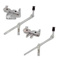 2 Extensor Girafa Prato De Bateria Com Clamp Torelli Ta160