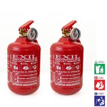 2 Extintores Abc 1kg 5 Anos Fiat Gordinho bujão