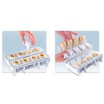 2 Fabrica De Coxinha Com 8 Formas Plastico Branco