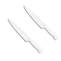 2 Faca Cozinha Chef 6 Inox Carne Verduras Profissional 27Cm