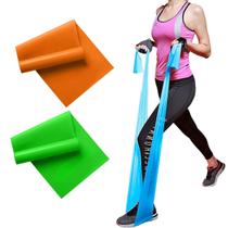 2 Faixa Elástica Theraband Resistência Exercício Pilates Yoga Fisioterapia