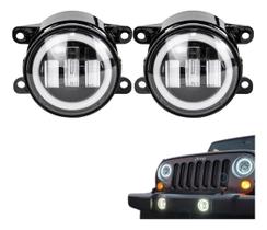 2 Faróis De Neblina Led Auxiliares Universais 4 Polegadas 2 Faróis De Neblina Led Auxiliares Universais 4 Polegadas