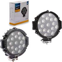 2 Farol Auxiliar Tarponn Redondo 17 LED 51W 9-60V 6000K Premium