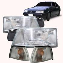 2 Farol Tempra + 2 Lanterna Pisca Cristal 1991 1992 1993 1994 1995