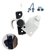 2 Fecho Aluminio Meia Lua Caracol Japones Tramela Anti Furto