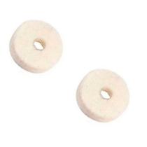 2 Feltro roldana branco de guitarra violao baixo FW-WH
