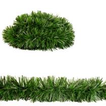 2 Festão de Natal Verde Tiras Grossas Luxo 15cmx2m Decoração