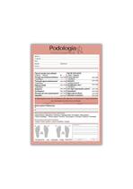 2 Ficha Bloco De Anamnese Checklist Podologia CORES