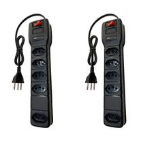 2 Filtro De Linha 10A Multicraft 2200VA 5 Tom 5Mt Bivolt