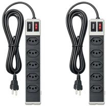 2 Filtro Linha Regua 5 Tomada C/Fusível Bivolt Multicraft 2 Filtro Linha Regua 5 Tomada C/Fusível Bivolt Multicraft