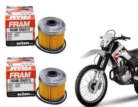 2 Filtro Óleo Fram CH 6015 Cbx Xr 250 Twister Tornado Cb Xre 300 Nx 400 Falcon Cb 250f