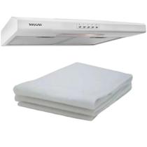 2 Filtros Para Coifa Exaustor Depurador Colormaq Suggar Branco