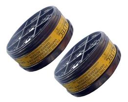 2 Filtros Quimico Vapor Orgânico E Gás Ácido P/ Mastt Alltec 2 Filtros Quimico Vapor Orgânico E Gás Ácido P/ Mastt Alltec