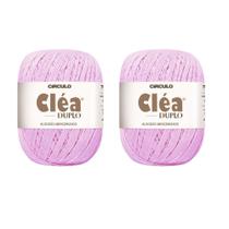 2 Fios Circulo Cléa Duplo 8/4 Com 100g Croche - Cor 3526 - Rosa Candy