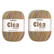 2 Fios Circulo Cléa Duplo 8/4 Com 100g Croche - Cor 9976 - Parque 2 Fios Circulo Cléa Duplo 8/4 Com 100g Croche - Cor 9976 - Parque