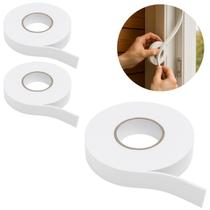 2 Fita Dupla Face Espuma 1,8cm x 2,8m Branca Fixação Forte 2 Fita Dupla Face Espuma 1,8cm x 2,8m Branca Fixação Forte