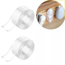 2 Fita Dupla Face Resistente Extra Forte Lavável 1 Metro 2 Fita Dupla Face Resistente Extra Forte Lavável 1 Metro