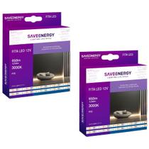 2 Fita LED 12V 6,5W/m 3000K 5m 60LEDs/m IP20 Save Energy 2 Fita LED 12V 6,5W/m 3000K 5m 60LEDs/m IP20 Save Energy