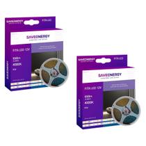 2 Fita LED 12V 6,5W/m 4000K 5m 60LEDs/m IP20 Save Energy 2 Fita LED 12V 6,5W/m 4000K 5m 60LEDs/m IP20 Save Energy