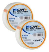 2 Fita Telada Drywall Gesso Trinca Drytape Ancora 45m 2 Fita Telada Drywall Gesso Trinca Drytape Ancora 45m