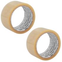 2 Fitas Adesiva 3m P/ Empacotamento Transparente 48mm 5m