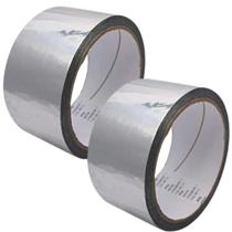 2 Fitas Aluminizada Instalação Ar Condicionado Manta Telha
