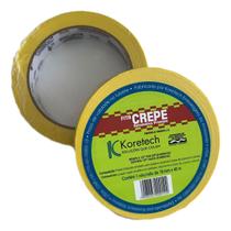 2 Fitas Crepe Automotiva AMARELA 18mm X40 Mts KORETECH - 200144