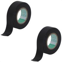 2 Fitas Isolante PVC 0,10mm x 19mm 20 Metros Isolação Cabos Chicote 2 Fitas Isolante PVC 0,10mm x 19mm 20 Metros Isolação Cabos Chicote
