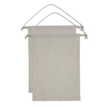 2 Flâmula Bandeira Tecido Cru Ecológico Decoração, Pintura, Festas Tam. G 35x25 2 Flâmula Bandeira Tecido Cru Ecológico Decoração, Pintura, Festas Tam. G 35x25