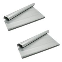 2 Folhas Teflon Macarons 34x34 Silver Premium 2 Folhas Teflon Macarons 34x34 Silver Premium