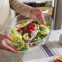 2 Forma de Vidro Oval 3L Assados Cozidos Saladeira Doces Sobremesa