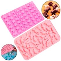 2 Forma Silicone Dinossauro Gummy Confeitar 48 E 30 Cavidade 2 Forma Silicone Dinossauro Gummy Confeitar 48 E 30 Cavidade