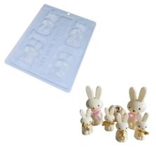 2 Formas Chocolate Bwb Coelho Sentado Pequeno 3 Partes 10129