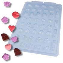 2 Formas de Acetato Simples Semi Profissional Apliques Sortidos