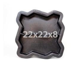 2 Formas De Piso Intertravado 16 Face Pra Calçadas 24x10x8