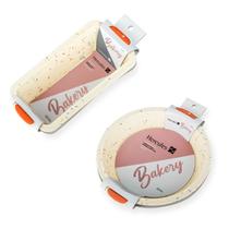 2 Formas de Silicone Assadeira para Cozinha Confeitaria Hercules Bakery sem Furo Assar no Forno Convencional ou Elétrico