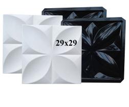 2 Formas Para Gesso 3D - Modelo - Petala/ Floral 29x29 / Flor