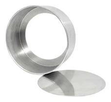 2 Formas Redondas Fundo Falso / Removível (15x10 + 20x10cm) 2 Formas Redondas Fundo Falso / Removível (15x10 + 20x10cm)