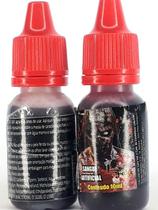 2 Frasco De 15 Ml Para Maquiagem Sangue Halloweem
