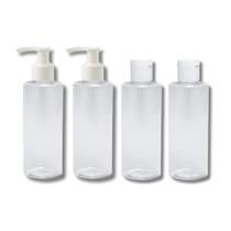 2 Frasco Pote Fliptop 2 Válvula Pump 100ml Cilíndrico Viagem